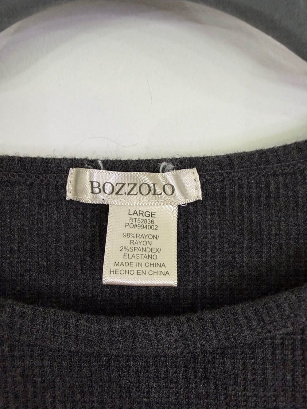 Bozzolo Cropped Long Sleeve Top - Picture 2 of 4